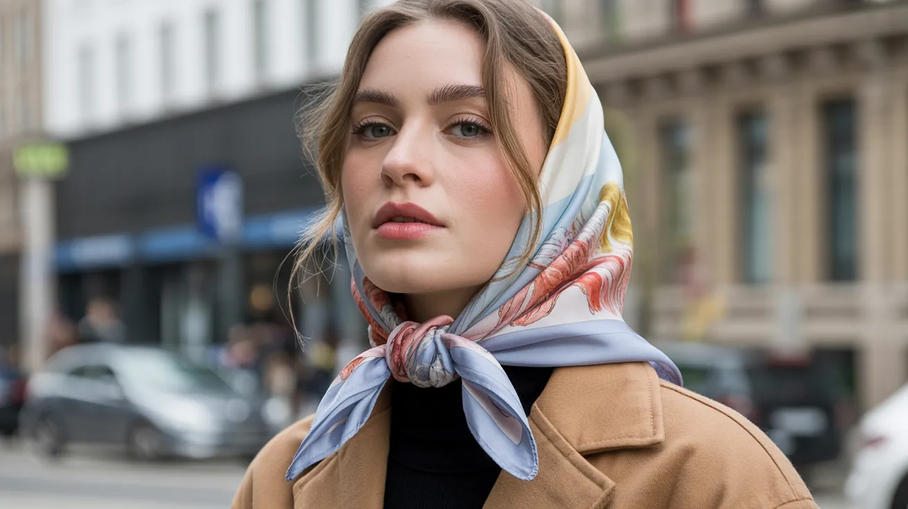 Master 5 Chic Ways to Tie a Square Silk Scarf Around Your Neck